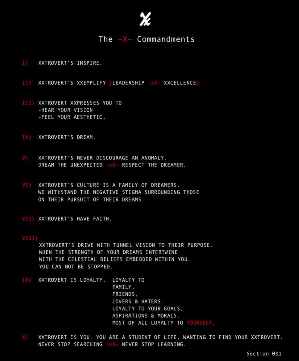 xxtrovertco's tweet photo. LIVE AND DIE BY THE CODE #xXtrovert https://t.co/4OgkNoGW3y