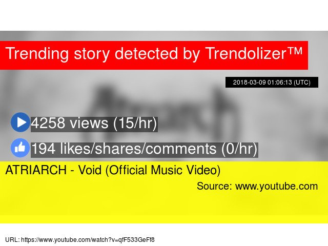 droneolizer's tweet image. #ATRIARCH - #Void (#Official Music Video) #GregWilkinson #Instagram #RecordsChannel #DarkCastle... drones.trendolizer.com/2018/03/atriar…