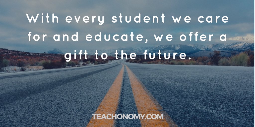 The next great innovator or world changer may be sitting in our classrooms right now... Teach on! #JoyfulLeaders