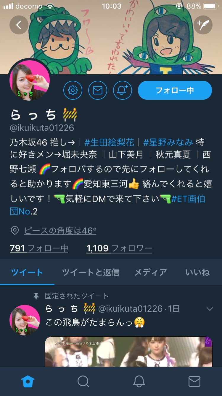 乃木坂46 なーちゃん推し Nogi Nanaden Twitter
