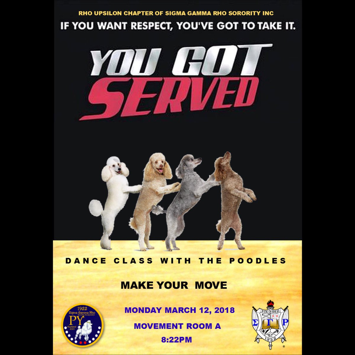 CSUPYPoodles's tweet image. Please be sure to come tomorrow for some moves with your FAVORITE Poodles!! 😎🔥💙💛 see flyer for time and location