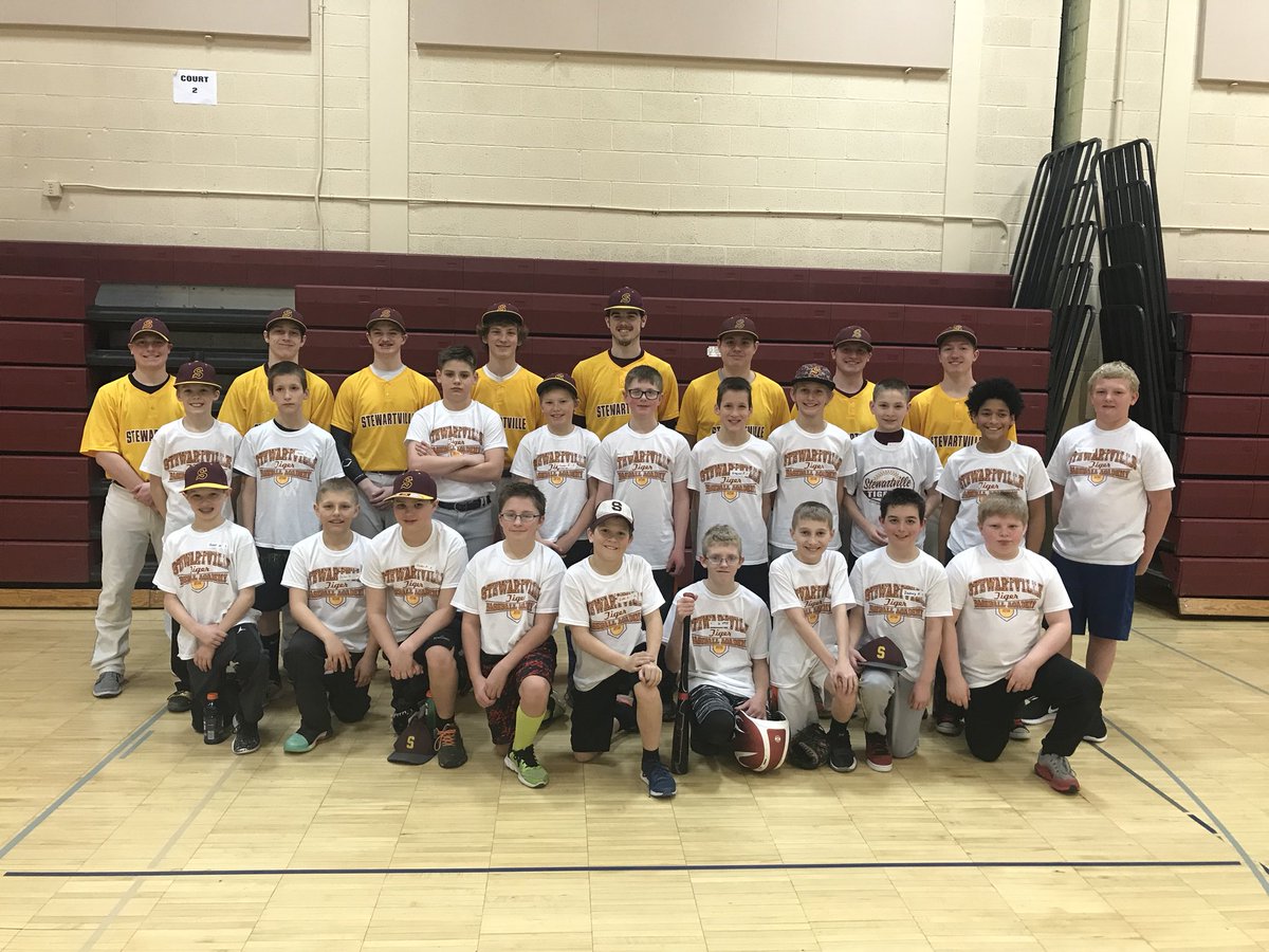 stewiebaseball's tweet photo. The future is bright! 2018 Stewartville Winter Baseball Academy 5-6th Grade. https://t.co/Q9bjZS0nO3