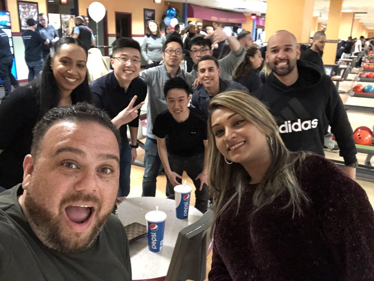 AntMerc17's tweet photo. BnQ is in the House! Bowling event! #antpire #OneNYNJ #Wintogether https://t.co/ll2aMUvF10
