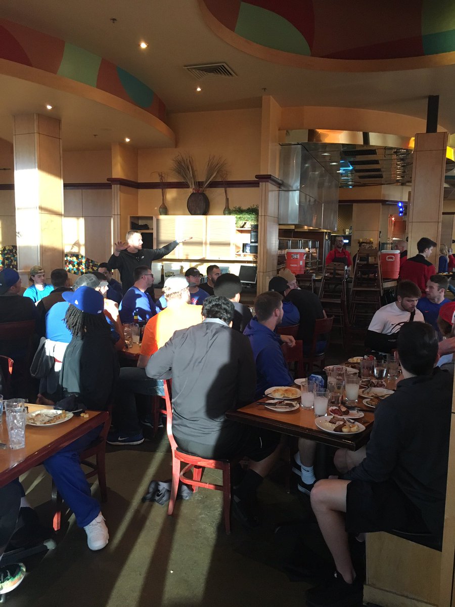 BSURecruits's tweet photo. Enjoying some great food at Tucanos before Spring Ball starts tomorrow!

🔷#BleedBlue🔷 https://t.co/bxeZSZkzj9