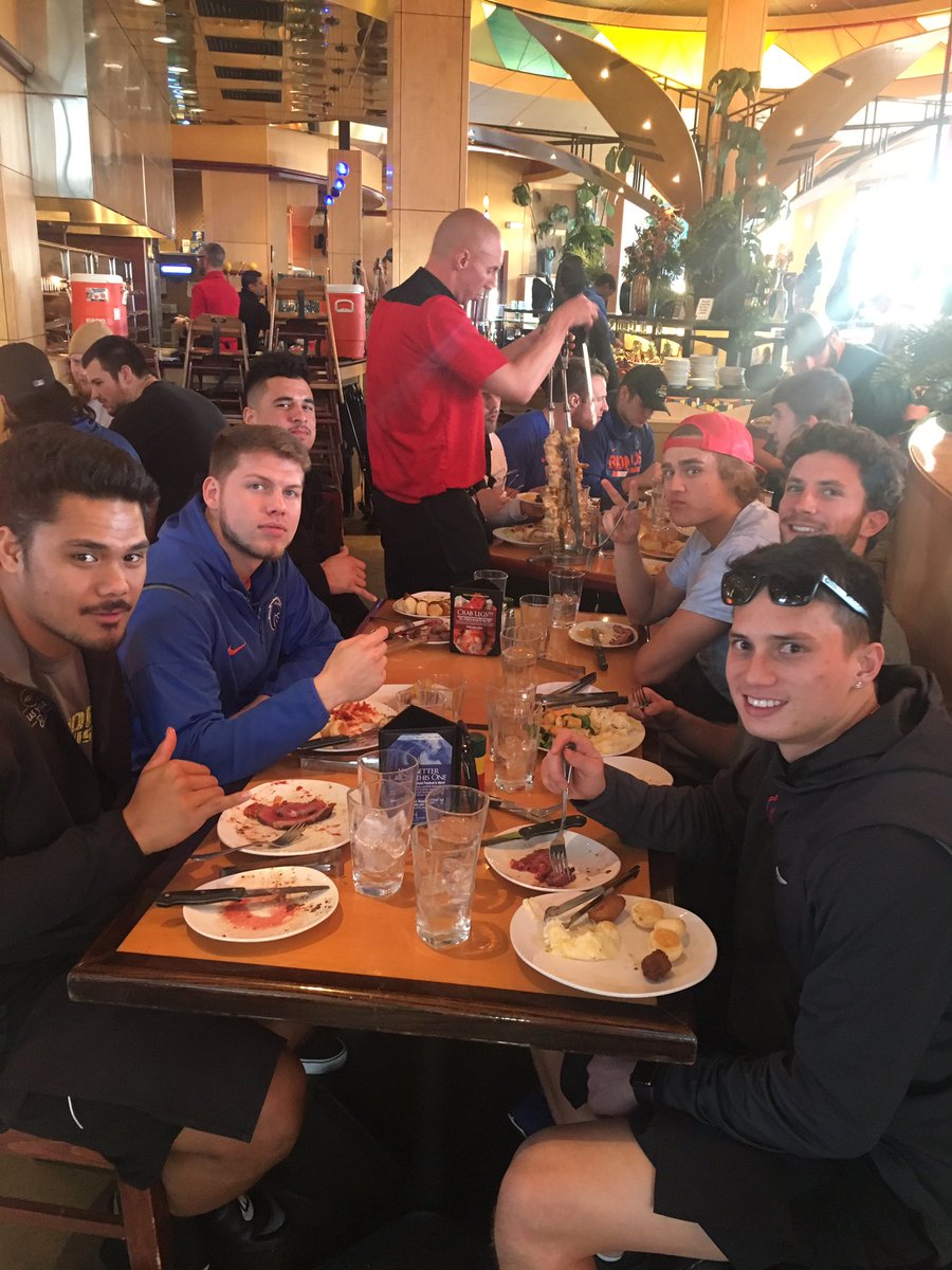 BSURecruits's tweet photo. Enjoying some great food at Tucanos before Spring Ball starts tomorrow!

🔷#BleedBlue🔷 https://t.co/bxeZSZkzj9
