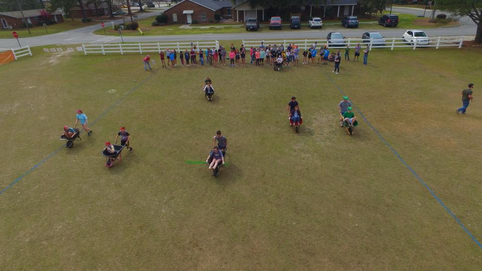FBCRincon's tweet photo. DNOW Olympics wheelbarrow races  #WhatARace   #NoOneGotFacePlanted https://t.co/ooRLirPfgX