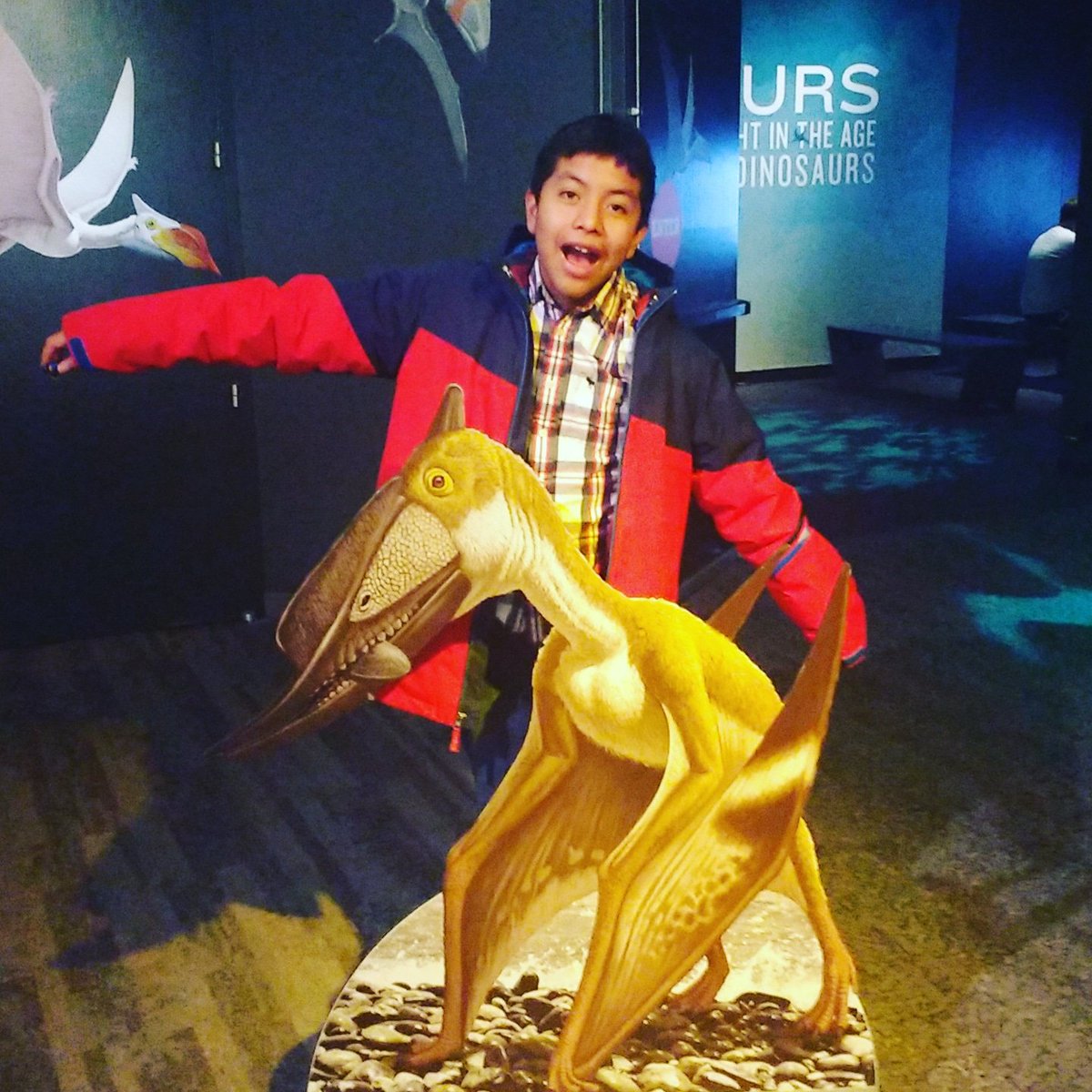 jtroyer2's tweet photo. Some happy time at @goCMNH #dinosaurs #Thegoodlife https://t.co/weAErzhDH4
