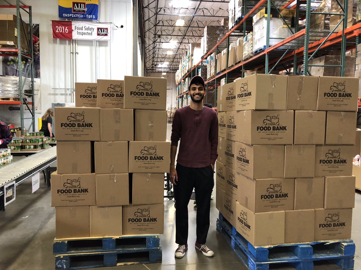 ODKNevada's tweet photo. This weekend we packed 810 boxes of food that are going to be sent out to senior citizens in the local community. Thanks @FoodBankNN for the opportunity to volunteer! https://t.co/t9WmrczqJs
