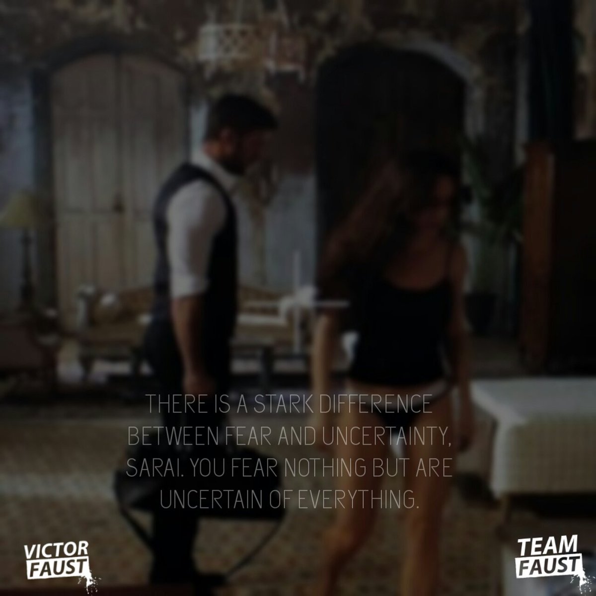 Victorfaust_'s tweet photo. There is a stark difference between fear and uncertainty, Sarai. You fear nothing but are uncertain of everything.
 #victorfaust
@willylevy29 @AliciaSanz_ @killing_sarai

#killingsarai  #KillingSaraiMovie #teamfaust #inthecompanyofkillers https://t.co/J2RTOHuZzH