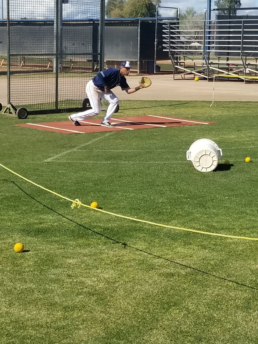 EricaJo1822's tweet photo. Spring Training...with my favorite Padre! #bubba #SDbaseball #SpringTraining2018 https://t.co/iXSfSy98cw