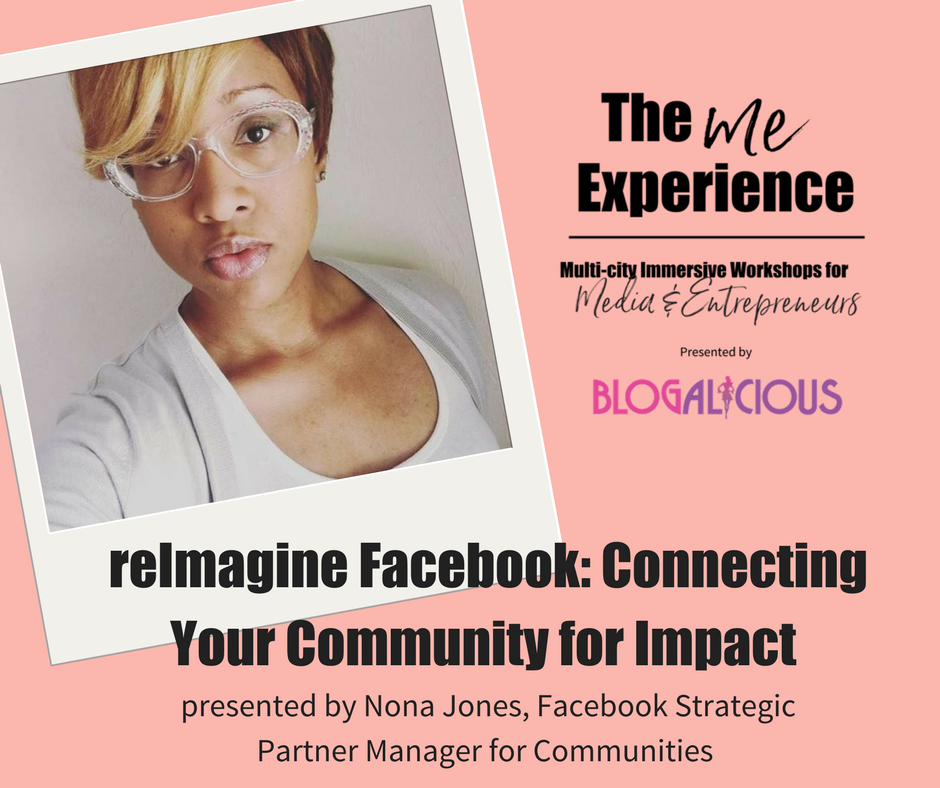 beblogalicious's tweet photo. 💸Wish you had a dollar (or $100) for every person that was in your Facebook group? Nona Jones, a @facebook Strategic Partner Manager for Communities, will lead “ReImagine Facebook” where you’ll learn how to connect for maximum impact!

🚩RSVP: https://t.co/X5PvszT0R7 #TheMExATL https://t.co/38WkcKd4DT