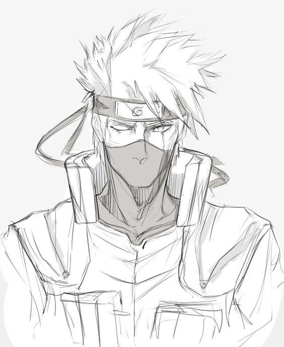 Maike do Desenho on X: #Kakashi ✌️👽 ✏️ Aprenda a desenhar esse e outros  personagens de anime com o melhor método de desenho do Brasil. Clica no  link aqui em baixo e