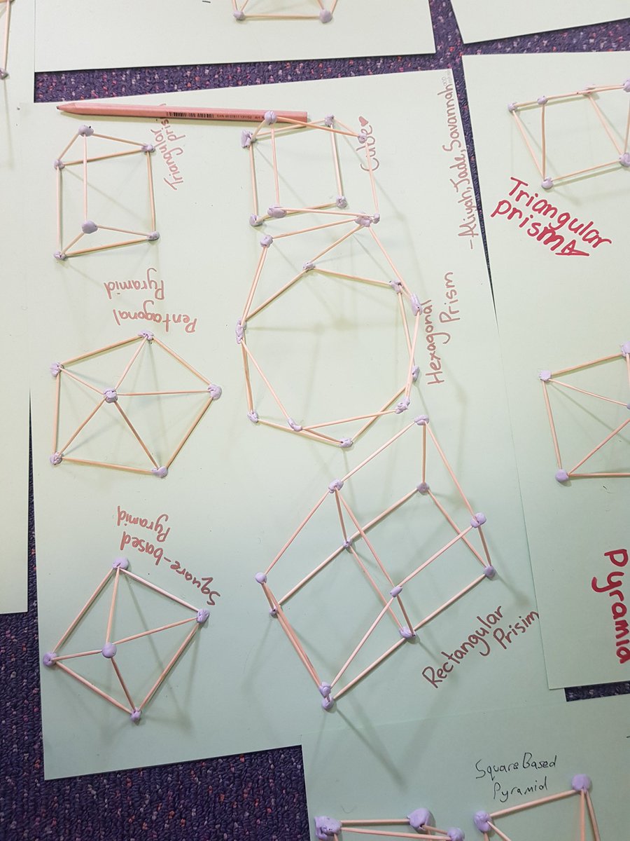 Working on 3D shapes with Stage 3 this morning! Students really got into creating and classifying 3D shapes 👨‍🚀👩‍🚀 #acuedu_p #handsonlearning