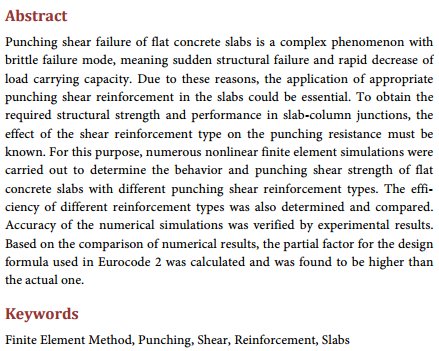 Scirp_Papers's tweet image. Effect of the Shear Reinforcement Type on the Punching Resistance of Concrete Slabs #FiniteElementMethod More @ mrw.so/cQQeo