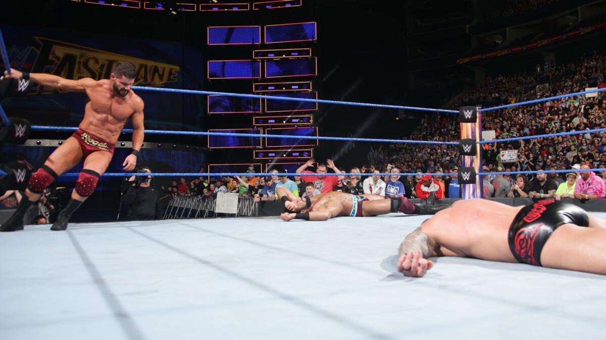 RealRobertRoode's tweet photo. It wasn’t the night I was expecting but NO ONE will keep me down. I’m going to @WrestleMania. #WWEFastlane https://t.co/XsgqmXGlFf