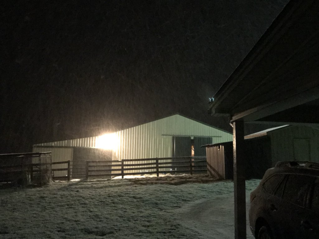 JWhittle87's tweet image. Pouring the snow in South Anderson. Ground and back porch are covered, temp at 31. #WKYTRulesWinter #kywx #BringBackSpring @Kentuckyweather @NWSLouisville