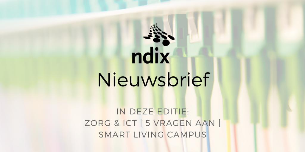 NDIXbv's tweet photo. De NDIX #Nieuwsbrief is weer de deur uit! Met nieuws over o.a. de Smart Living Campus, een kennismaking met partnermanager Joost van Laar en updates over #zorg &amp; #ICT. Je leest onze nieuwsbrief hier: https://t.co/NAh3WAP3We https://t.co/z5aL5utk8O