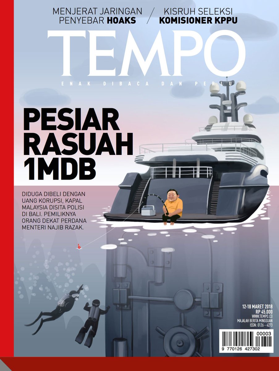 Full: Skandal 1MDB diperincikan dalam 12 muka surat dalam majalah TEMPO Indonesia.

Sebarkan.