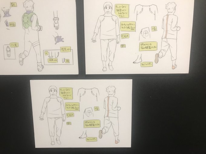 あとねぇ、たぶんみんなどうでもいいと思うんだけど、フトシのだけ同じのが2枚展示されてて…他のキャラはみんな一番下のとこ水着の設定画だったんだけどなぜ…フトシくん水着着てなかったんだっけ…?? 