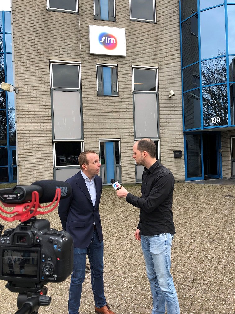 SIMgroep's tweet photo. Sneakpeak! Lijsttrekker @Frankdegoede aan het woord over partij #SIM! Binnenkort meer.. #kiesvoorSIM #GR2018 https://t.co/04NO4FkSfB