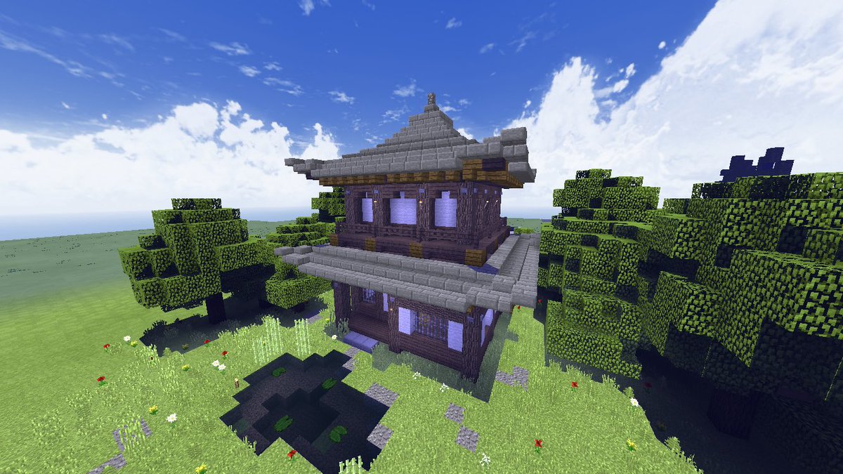 Minecraft共同垢 公式 銀閣寺作りました