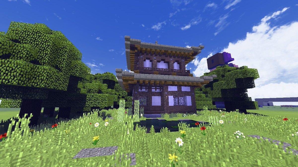 Minecraft共同垢 公式 銀閣寺作りました