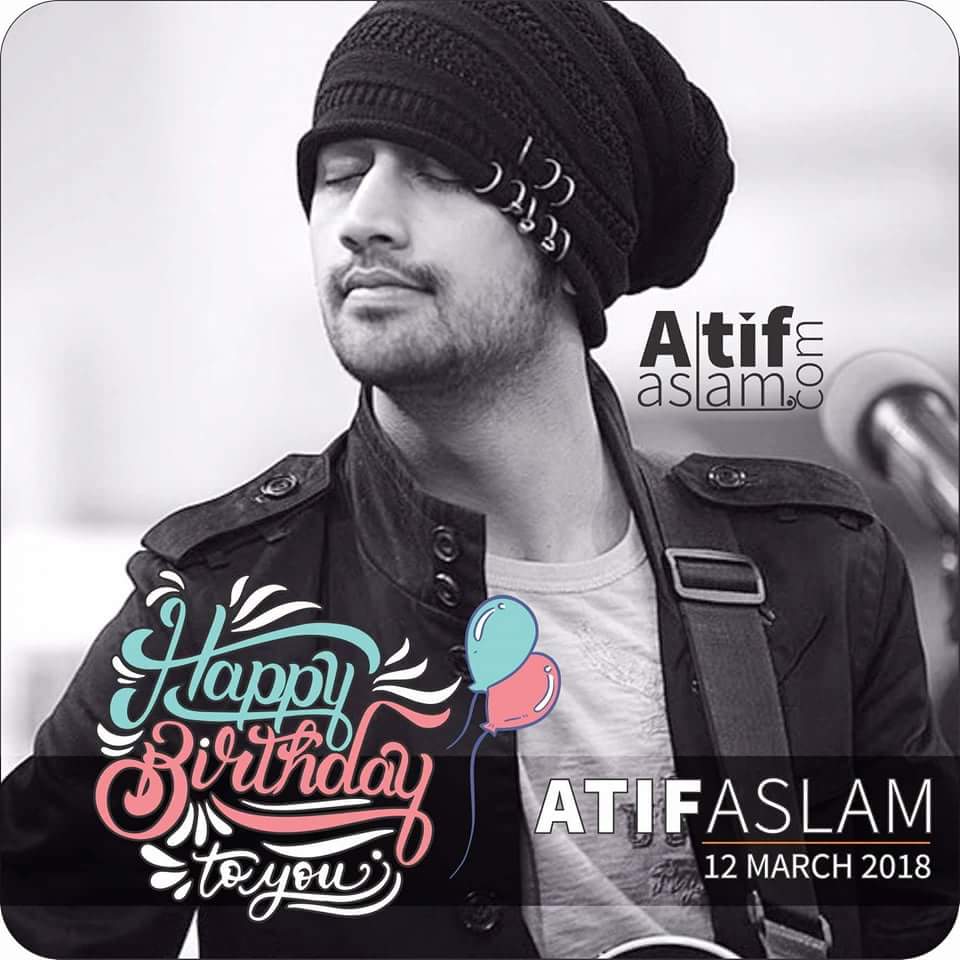 Happy birthday Atif Aslam Meri Jan 
May u live a happy and long life 
Love you so much ummmmmmmmaaah   