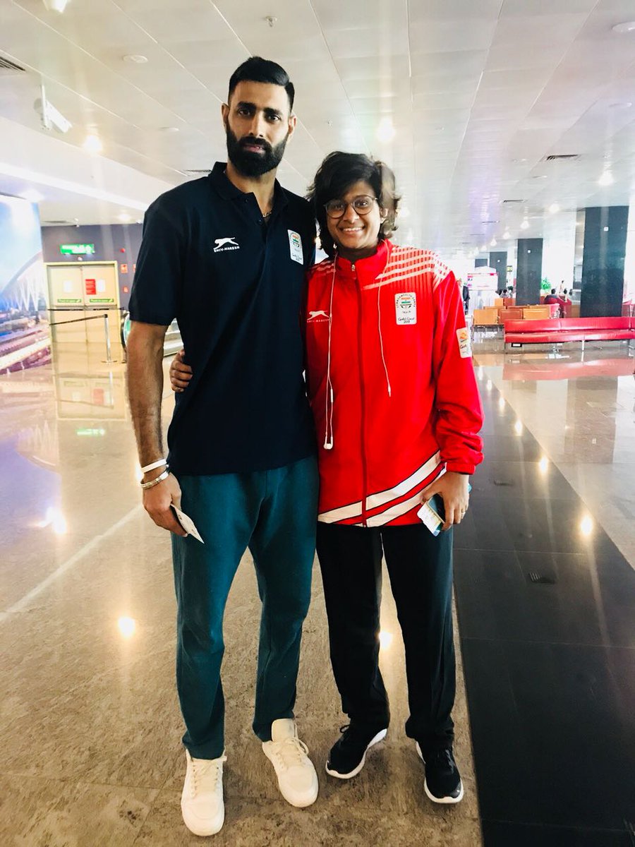 Extremely proud and excited to be leading the Indian Men's team at the 2018 Commonwealth Games - Gold Coast, Australia. Thank you to the <a href="/BFI_basketball/">#IndiaBasketball</a> for the opportunity.

Best of luck to the women's team for their campaign as well.

#IndiaBasketball #CWG2018