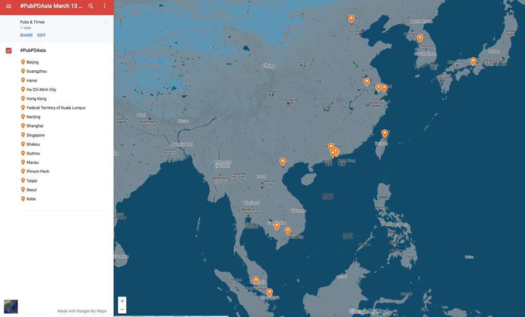 _EdShare's tweet image. Here are your #PubPDasia locations and times for tomorrow&apos;s big day! See u tomorrow at a pub or join us on twitter to &quot;Make Connections&quot;! @kellyed121 @AnneGardon @jandwy @Elag87 @jadeegardner @steven_thin @dorakio @jmayhsieh @chew_ed @awykoo @WLIAO #edtech #adechat #AppleEDUchat