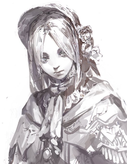 #ブラッドボーン のフリプ記念に!
昔描いた人形とゲールマンですが、結構手を加えたので別物になりました…
痩せこけてないヤーナムおばさん描きたい。きっと美人だと思う
#Bloodborne 