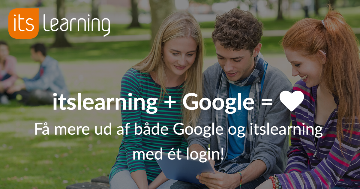 itslearningDK's tweet photo. [Download produktark] Få mere ud af både Google og #itslearning med ét login: Integrationen gør det muligt for lærere og elever at bruge Googles muligheder for samarbejde på tværs fuldt ud. https://t.co/ZrUcwT2sjD  #Google #cloud  #itslearningDK https://t.co/gIS0ZlZgGr
