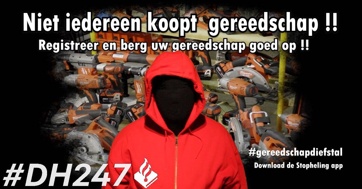 Vannacht werden twee mannen aangehouden op verdenking van diefstal uit bestelbus in de #Douzastraat. Zondagmorgen 11 maart werden al meerdere gereedschappen uit deze bestelbus weggenomen. Heeft u iets gezien? Bel 0900-8844