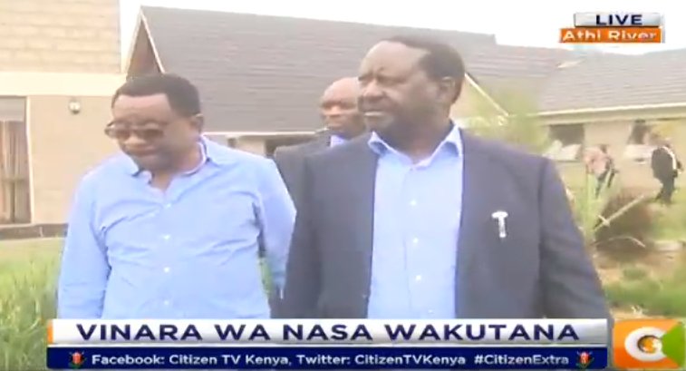 citizentvkenya's tweet image. JUST IN: Raila arrives at Stoni Athi for a crisis meeting with NASA co-principals days after his meeting with President Kenyatta which Kalonzo, Wetangula and Mudavadi complained they were not involved #NASAUnity