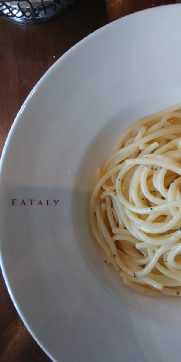 Caccio e pepe #eataly #foodie #pasta