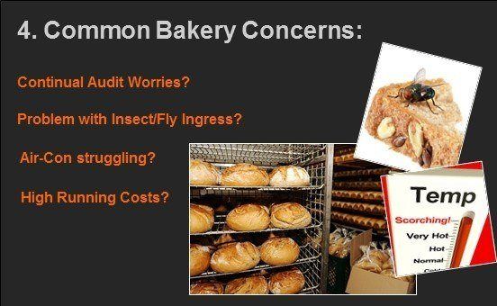 Having so many issues in your bakery? Stop worrying andvisiting our page <a href="/conceptproducts/">blue</a>! #stripcurtains #swingdoors #doorway #conceptproducts