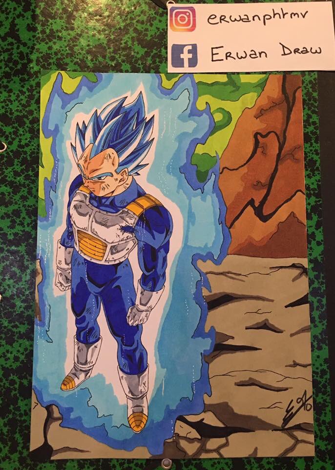 Erwan On Twitter Vegeta Super Saiyan Blue Full Power