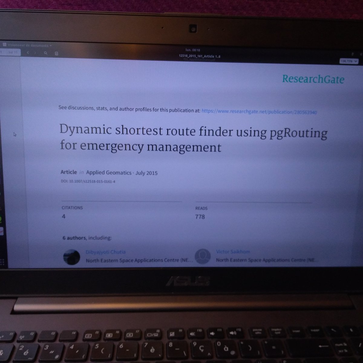 rmaziere_85's tweet image. Ma distraction du moment
#sig #pgrouting #dijkstra #postgis