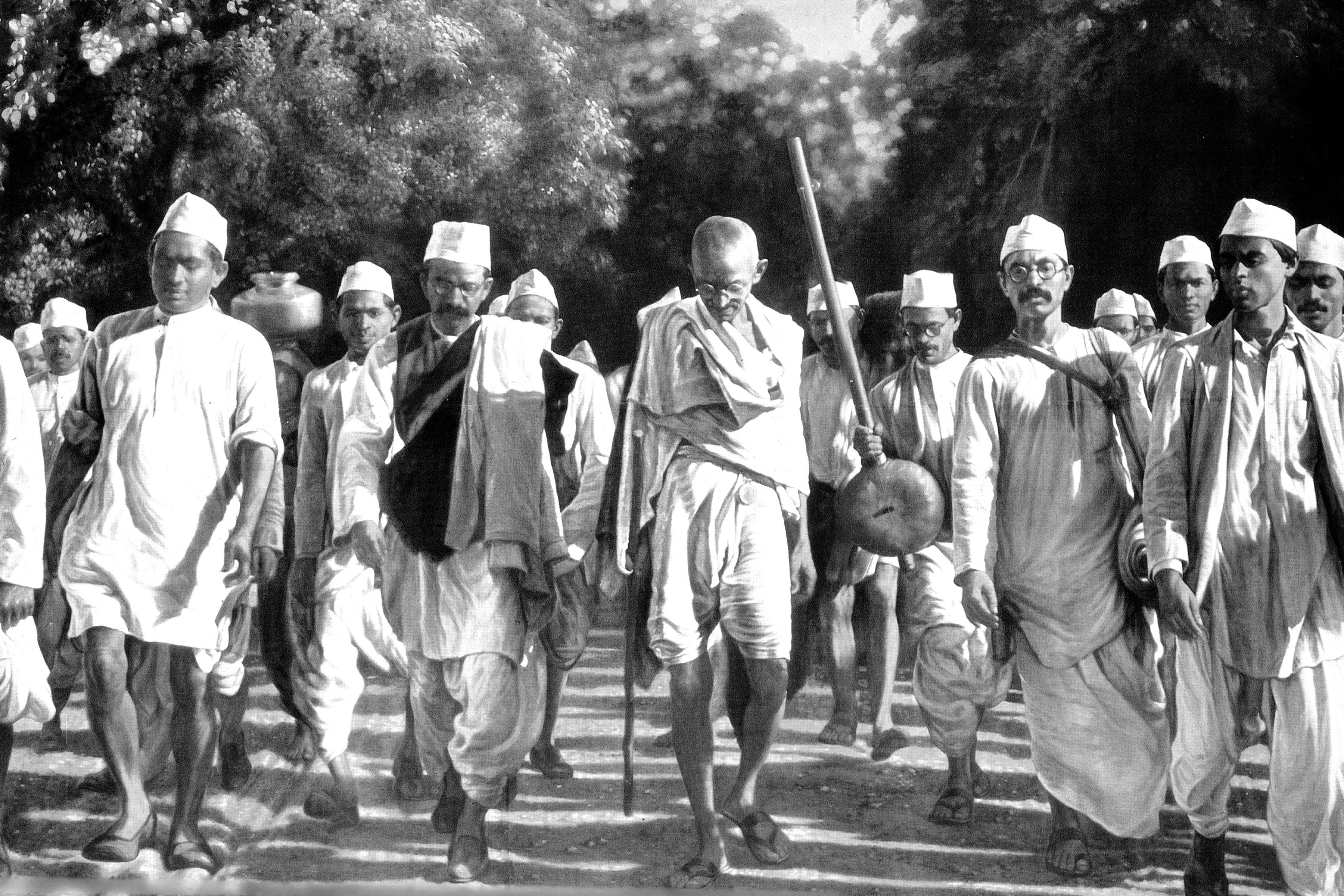Mani Bhavan Mumbai on X: "" I want world sympathy in this battle of Right  against Might." -M.K.Gandhi. 12 March 1930, Mahatma Gandhi started a march  to Dandi, to protest against the
