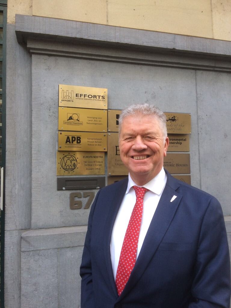Vandaag eerste boardmeeting #efforts -European federation of fortified sites- in #brussel