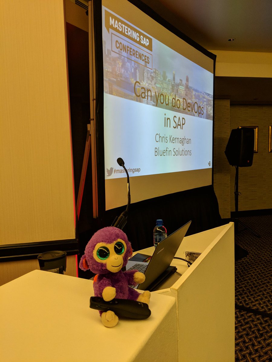 BoobBoo's tweet photo. #monkeyfriend is controlling the slides - what could possibly go wrong? https://t.co/83yO7gu0C2