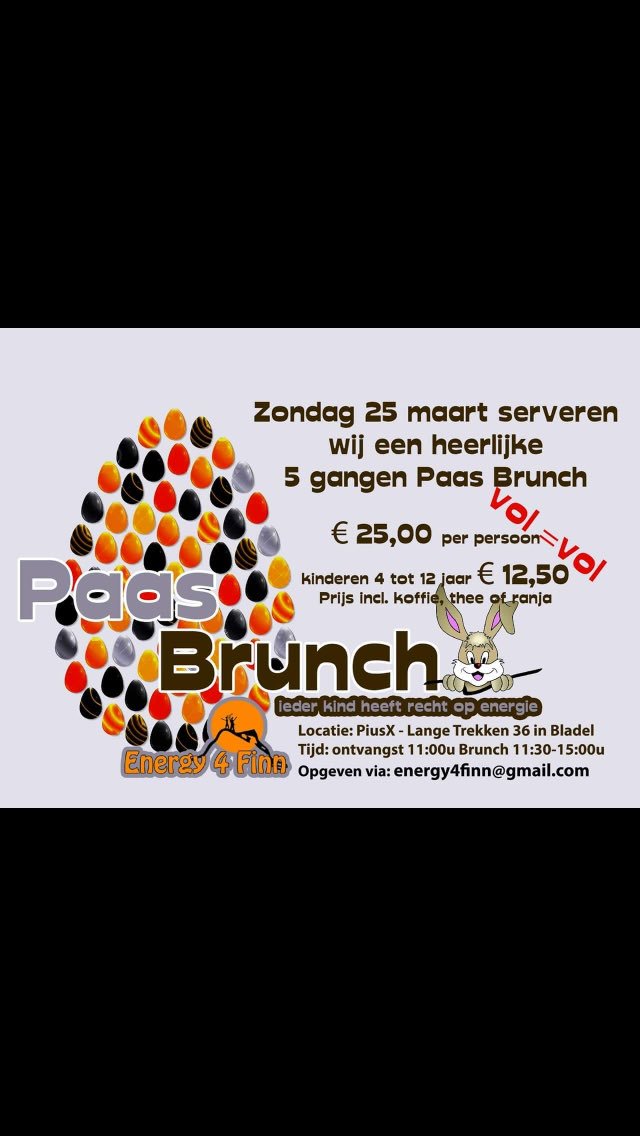 Hierbij het "Dendoelgoededoel" Be there !! #dendoelgoededoel