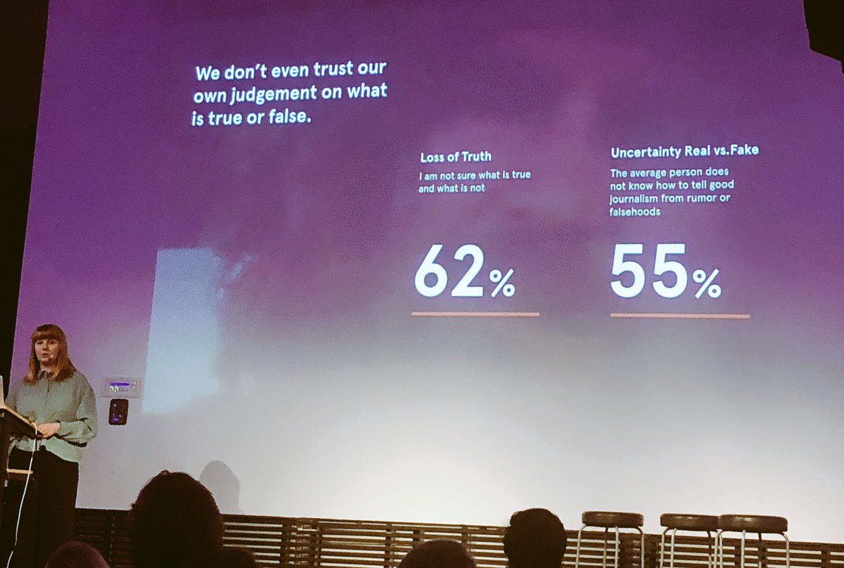 Hjälp din målgrupp att skilja på fejk och riktiga nyheter. #edelmandeportivo #TrustBarometer