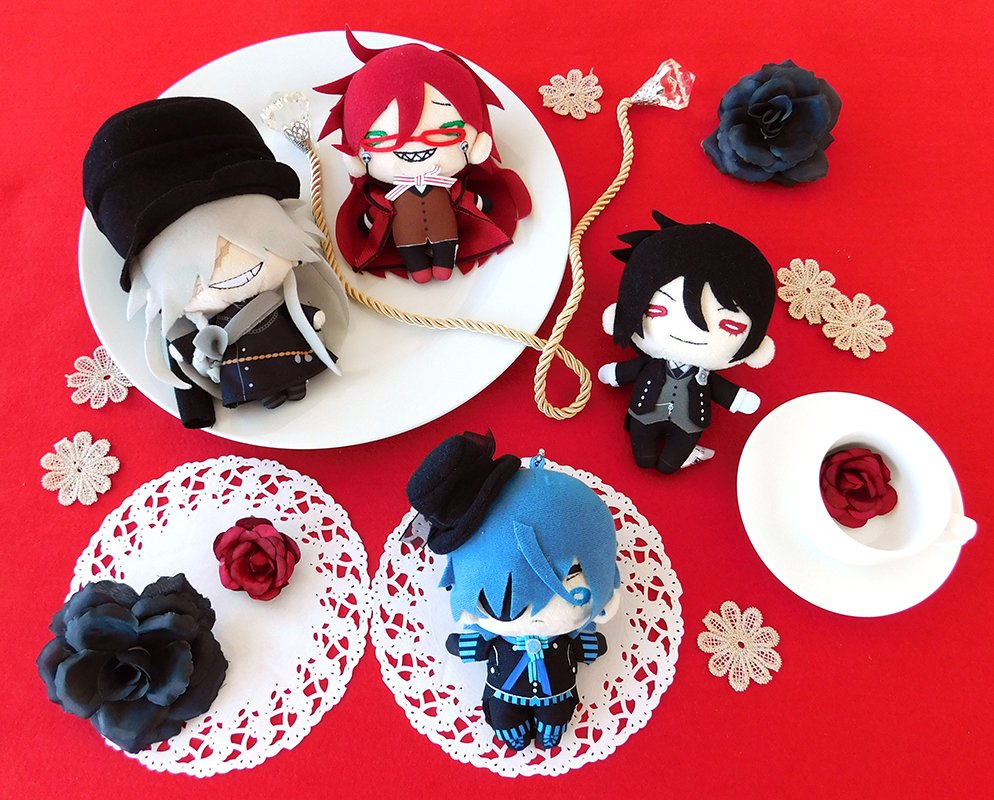 黒執事 グレル にとたん ぬいぐるみ 黒執事 Black Label」ビターラビットミニ グレル | スクウェア