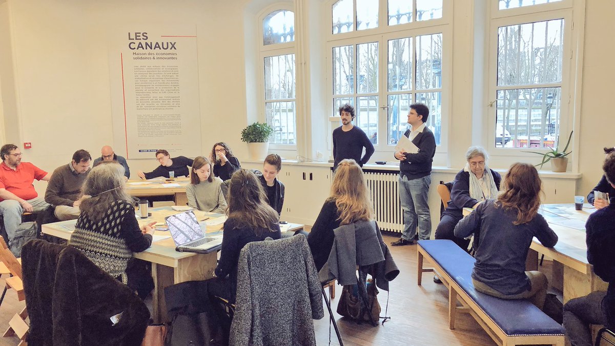 .<a href="/Les_Canaux/">Les Canaux</a> <a href="/paris/">Paris</a> c’est avant tout un lieu pour fédérer et catalyser les initiatives dans le domaine solidaire et innovant 😀👍#SocialGoodWeek #bienscommuns