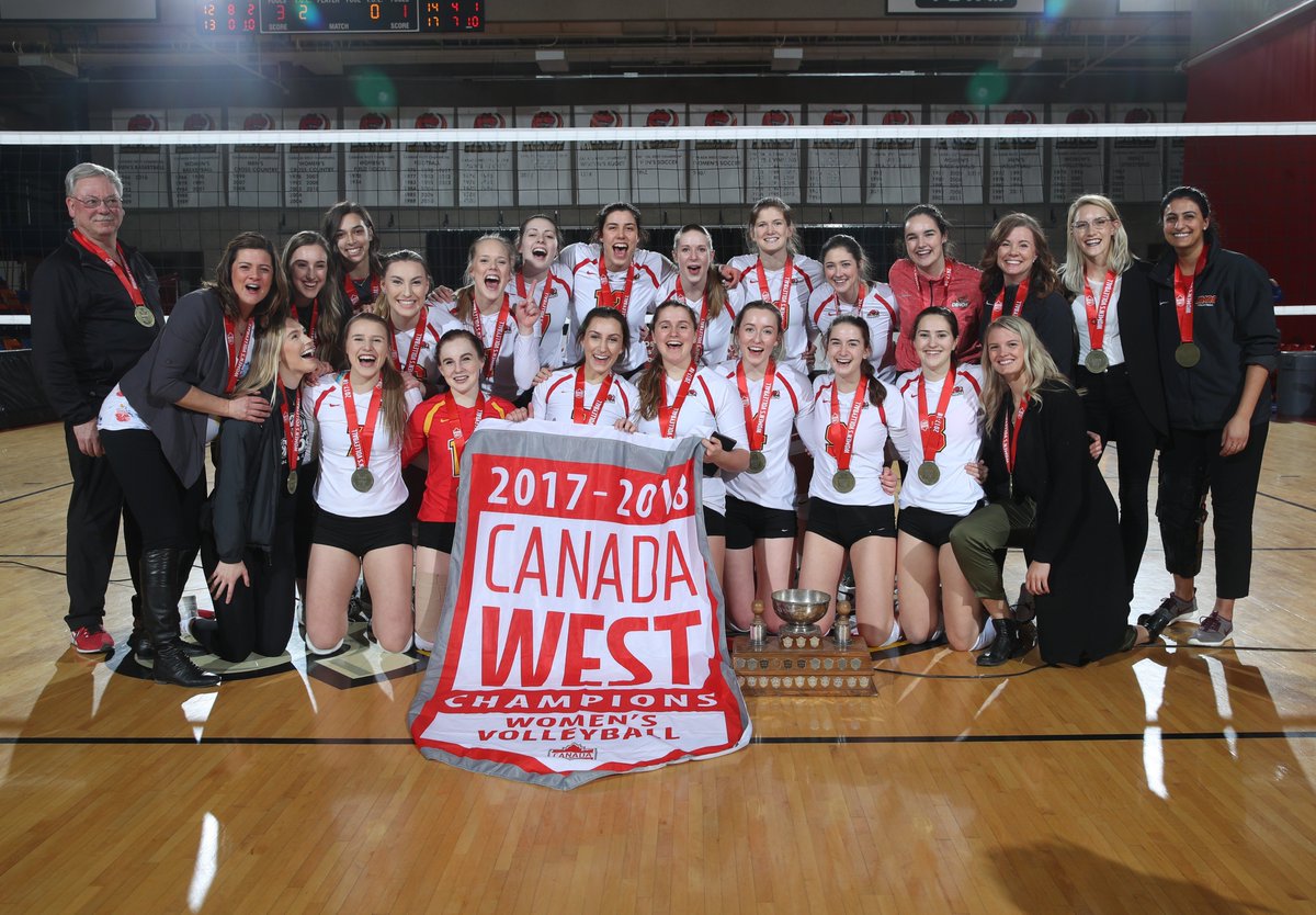 Let's take a short break from 🏀 to remember - the Dinos W🏐 team is headed to nationals this weekend, and they're the No. 1 seed!

They take on host Laval Friday at 4 p.m. MT. Stay tuned for more throughout the week!

#GoDinos #ChampSZN