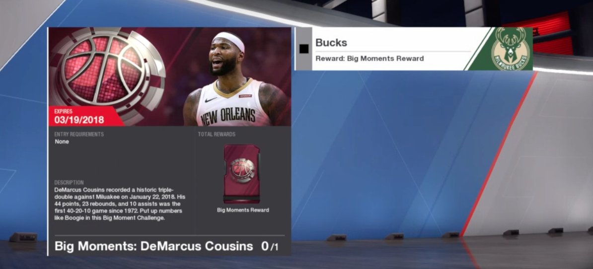 jordan23ww's tweet photo. @EASPORTSNBA @NBALIVE_UT @NBALiveMovement @NBALiveOfficial @NBALiveBR @JoystickJocks Today in LUT! #BigMomentsSolo Demarcus Cousins  #FundamentalPacks https://t.co/82Nn6IpInU