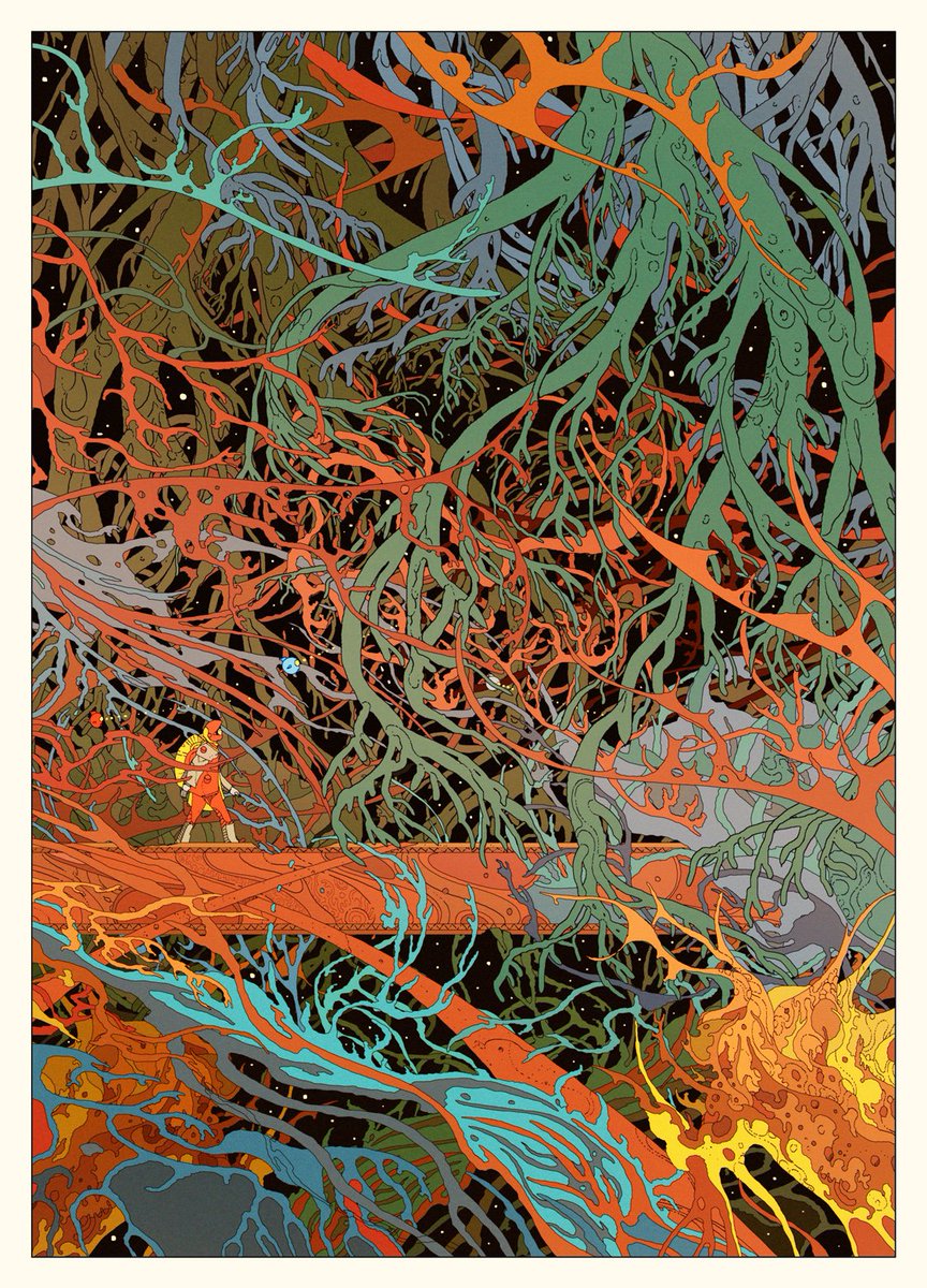 DWDSGN's tweet photo. Alien Forest. Personal work from 2108 https://t.co/VPE9jlp13O