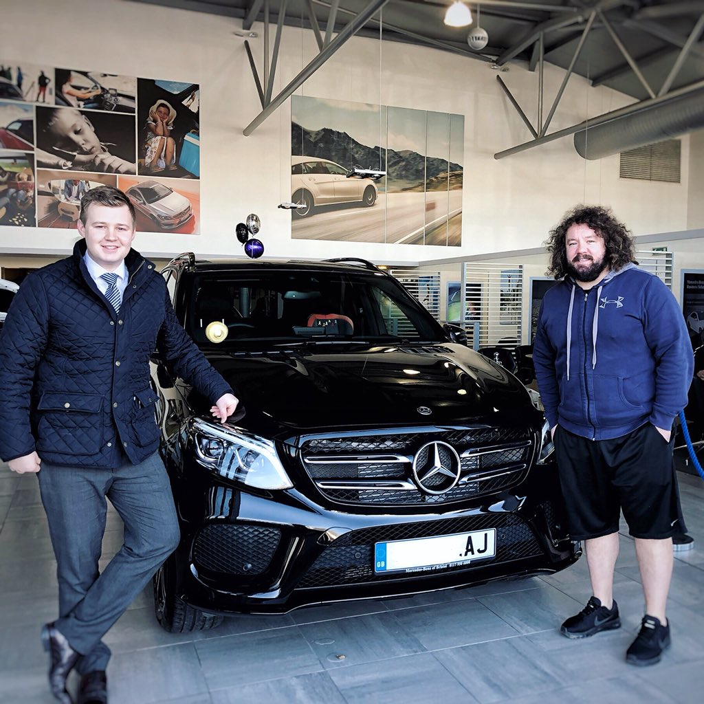 It was a pleasure to help <a href="/adamjones3/">Adam Jones</a> new his new GLE last week! Top man! 🏉 #MercedesBenz #VIP #GLE