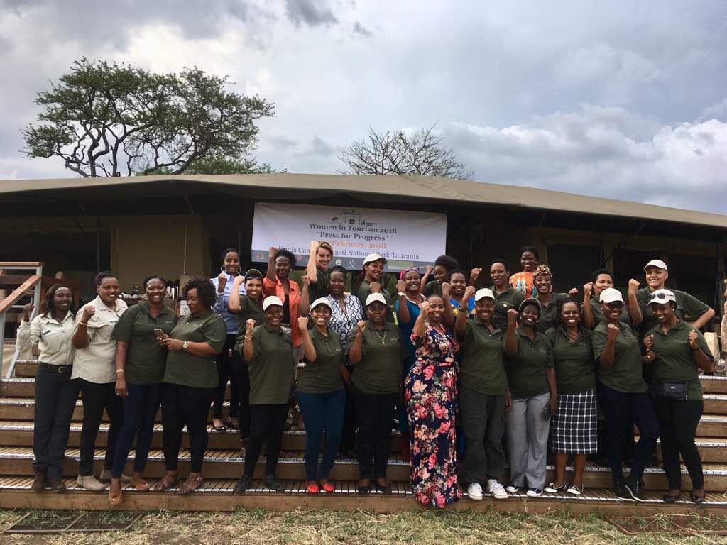 ceohat's tweet photo. Women in Tourism #PressforProgress2018 #duniacamp
Congratulations to all the women making strides in @TourismTanzania https://t.co/z66s6IiHqj