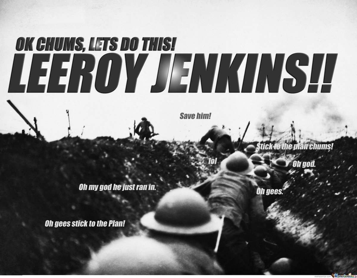 Classic one set to a WWI picture.